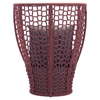 Faye Bay Beach Chair - Cranberry and Gray - ZM-703579