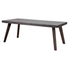 Son Rectangular Dining Table - Cement and Natural - ZM-703588