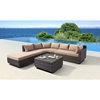 Captiva Sectional Set - Brown and Beige - ZM-703622