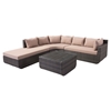 Captiva Sectional Set - Brown and Beige - ZM-703622