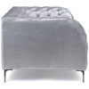 Providence Tufted Sofa - Chrome Steel, Silver - ZM-900278
