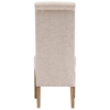 Hayes Valley Chair - Tall Back, Tufted, Beige Linen - ZM-98070
