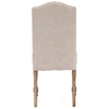 Richmond Chair - Camel Back, Nail Heads, Beige - ZM-98072