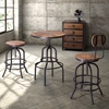 Twin Peaks 28" Backless Bar Stool - Distressed Natural - ZM-98183