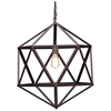 Amethyst Ceiling Lamp - Rust Finish, Small - ZM-98241
