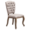 Eddy Dining Chair - Tufted, Beige - ZM-98356