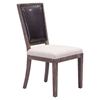 Market Dining Chair - Brown and Beige - ZM-98379