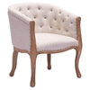 Shotwell Dining Chair - Tufted, Beige - ZM-98380