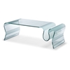 DISCOvery Free Flowing Glass Coffee Table - ZM-404102-DISCOVER