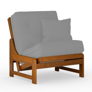 Arden 28" Chair (Frame Only) in Heritage - Armless Minimalist Style 
