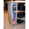 Swivel Silver Entertainment Stand - 4DC-44032