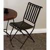 Rolled Metal Folding Chair - Powder Coated Brown - 4DC-55582