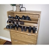 Deluxe Triple Shoe Cabinet in Oak - 4DC-76153