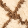 Berber Shag Rug - Off White & Chocolate - ABA-4901-5x8