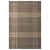 Broadway Plaid Rug - Ivory & Gray 