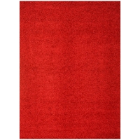 Domino Shag Rug - Red