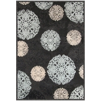 Napa Dante Rug - Ivory, Light Blue & Charcoal