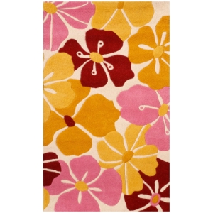 Sams Kids Petals Rug - Hand Tufted, Wool 