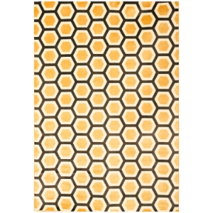 Sonoma Honeycomb Rug - Tangerine 