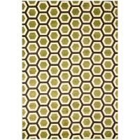 Sonoma Honeycomb Rug - Apple Green