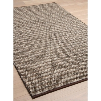Textures Chocolate Rug - Hand Woven, Wool