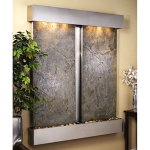 Cottonwood Falls Stainless Steel Frame Wall Fountain - Green Featherstone 