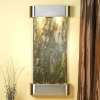 Cascade Springs Round Trim Wall Fountain in Green Slate 