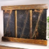 Deep Creek Falls Rainforest Green Wall Fountain - Square Edge Copper Frame 
