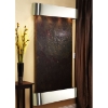 Summit Falls Round Trim Frame Wall Fountain in Rajah Featherstone 
