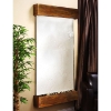 Summit Falls Square Edged Copper Frame Wall Fountain - Silver Mirror 