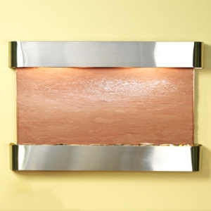 Sunrise Springs Wall Fountain with Round Trim - Terra Red Featherstone 