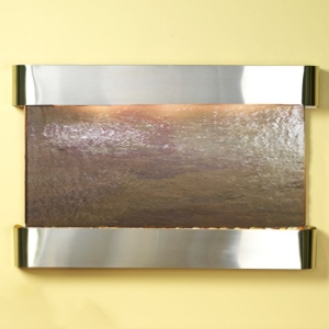 Sunrise Springs Rajah Featherstone Wall Fountain - Round Trim 