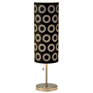 Vibe Table Lamp with Swirl Cut-Outs 