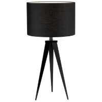 Director Black Table Lamp