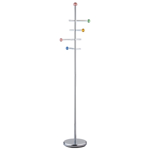 Marbles Coat Rack with Acrylic Ball Accents 