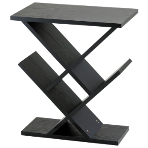 Zigzag Black Accent Table 