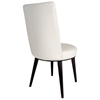 Artesia Dining Chair - White Bonded Leather, Mocha Wood Legs - ACD-20901-61-2PK