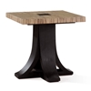 Bonita Square End Table - Zebrawood, Mocha on Oak - ACD-30703-02