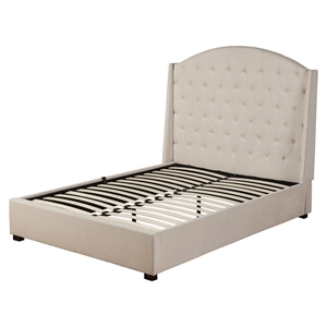 Ava Upholstered Bed - Soap, Platform, Tufted 