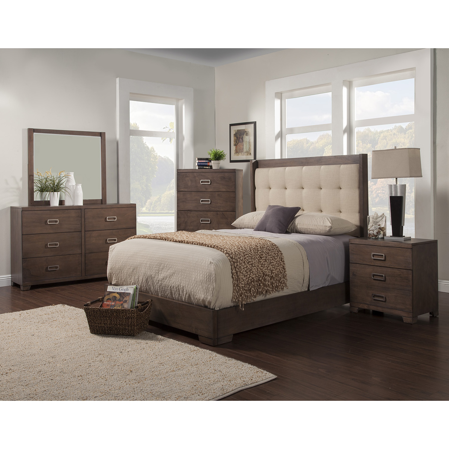 Savannah Bedroom Set - Pecan | DCG Stores