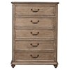 Melbourne 5-Drawer Chest - French Truffle - ALP-1200-05