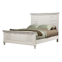 Winchester Shutter Panel Bed - White