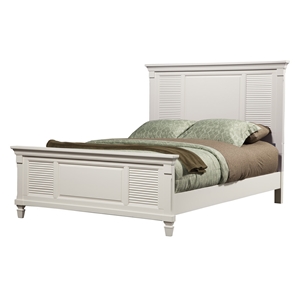 Winchester Shutter Panel Bed - White 