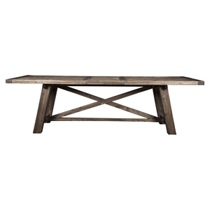 Newberry Dining Table - Salvaged Gray, Extension 