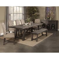 Newberry 5-Piece Dining Set - Salvaged Gray