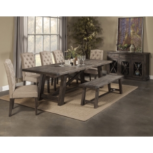 Newberry 5-Piece Dining Set - Salvaged Gray 