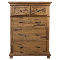 St James 5 Drawers Chest - Salvaged Brown