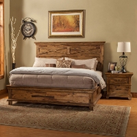 St James Bedroom Set - Salvaged Brown