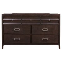 Legacy 7-Drawer Dresser - Black Cherry