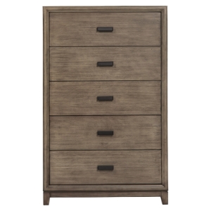 Camilla 5-Drawer Chest - Antique Gray 